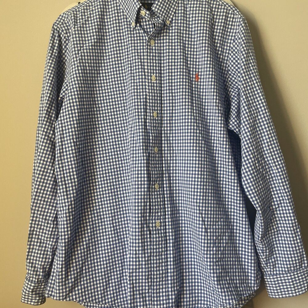 Polo Ralph Lauren Long Sleeved Checkered Button Up Shirt Men's X-LARGE